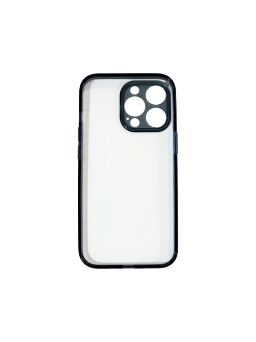 Прозрачен кейс спластмасово покритие на камерата JOYROOM с черна рамка за IPHONE 12 Pro Max