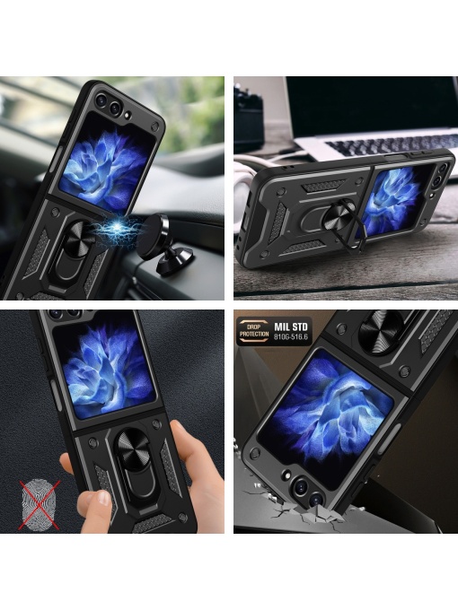 Противоударен кейс ZORE Bronya 3 за Samsung Galaxy Z Flip 5