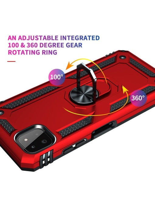Противоударен червен кейс Zore за Samsung A22 5G със защита от удари и надрасквания