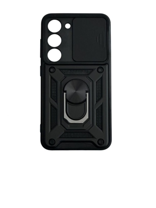 Противоударен черен гръб Camera Cover за Samsung S23