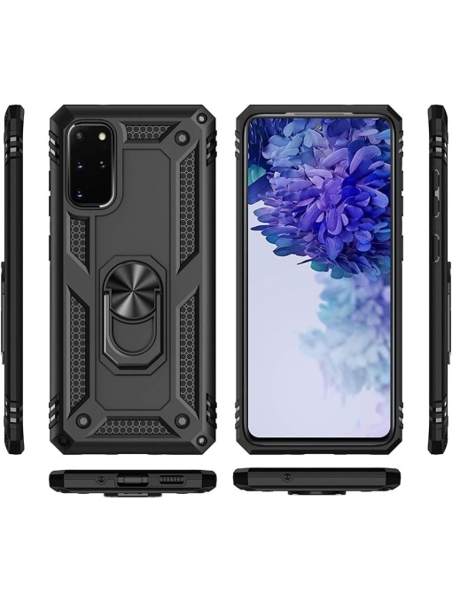 Противоударен черен гръб Zore за Samsung S20