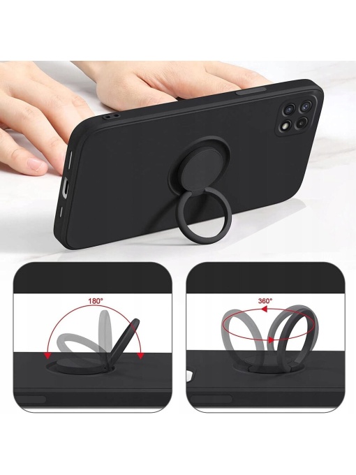 Светло Розов кейс Ring Silicone Venus за Samsung A22 5G