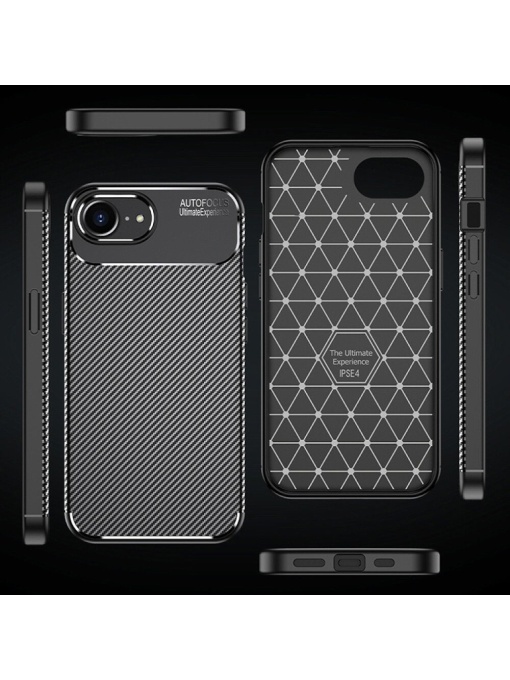 Силикон гръб Carbon за iPhone 16e