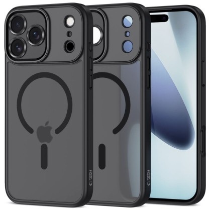 Черен Mag Safe с предпазно стъкло на камерата за iPhone 18 Pro Max - Img 2