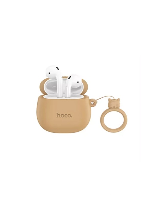 Bluetooth слушалки Hoco EW45 True wireless тъмно жълти със стабилна Bluetooth връзка