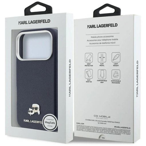 KARL LAGERFELD case с MagSafe за IPHONE 17 Pro - Img 8
