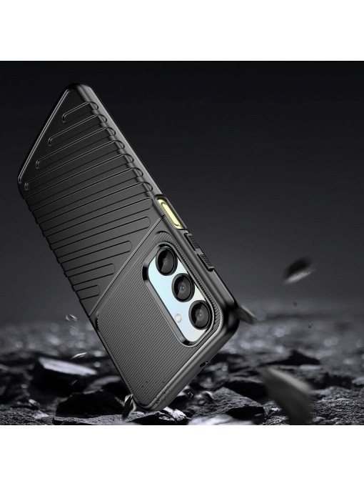 Висококачествен черен кейс Thunder за Samsung A15