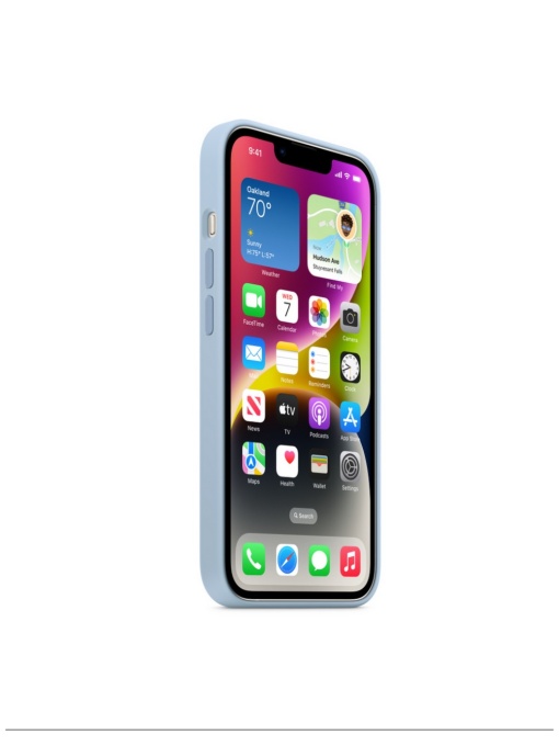 Елегантен Оригинален кейс за iPhone 13 Mini Светлосин