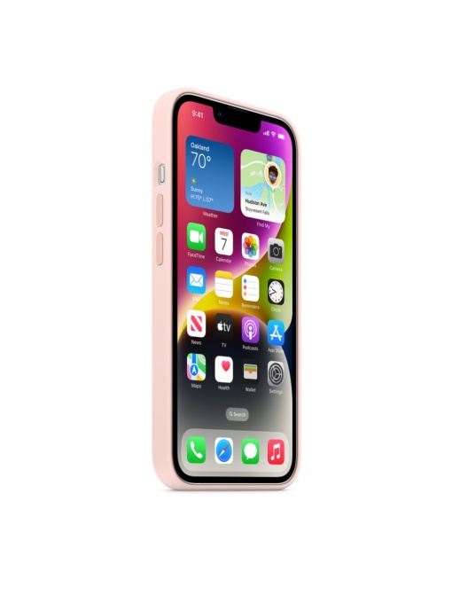 Елегантен светло розов Оригинален гръб за iPhone 13