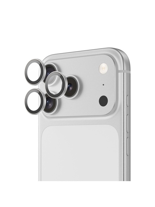 Защитен Протектор за Лещи със Сребърен Кант за iPhone 17 Pro