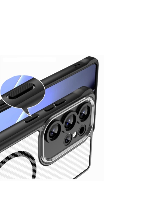 Карбонов калъф Defender Carbon с MagSafe за Samsung S25 Ultra