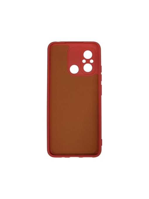 Оранжев нежен гръб за телефон Poly с велур за Xiaomi Redmi 12C