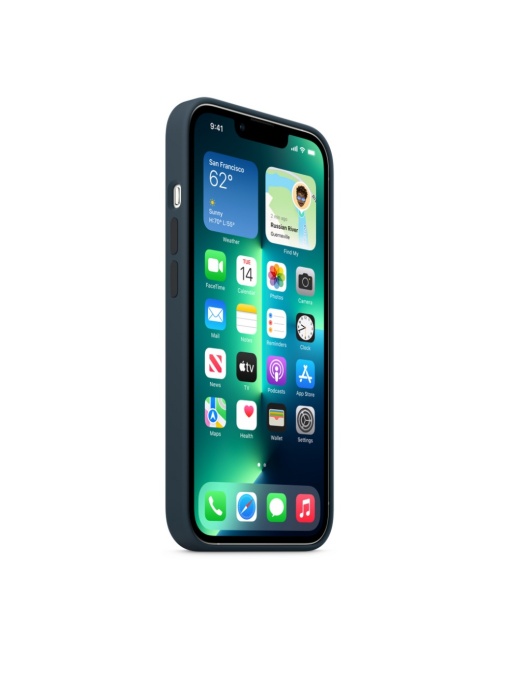 Оригинален Елегантен гръб за iPhone 13 Pro Тъмносин