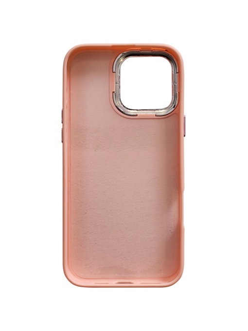 Розов Силиконов Гръб с Декупаж Guess Design 1HC за iPhone 16 Pro