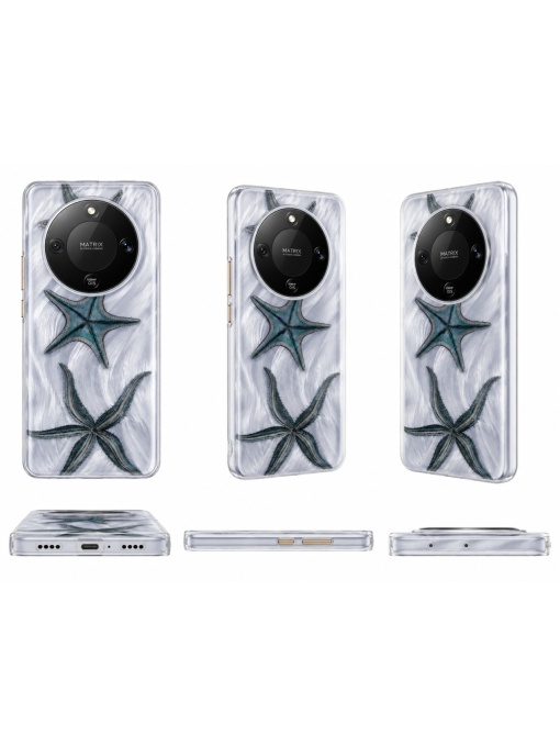 Силиконов гръб с морски звезди "Summer Case" за Honor Magic 8 Lite - Img 2