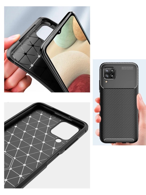 Силикон кейс Carbon за Samsung A12