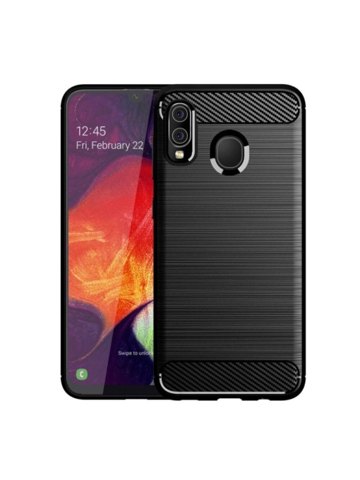 Силикон калъф Carbon за Samsung A20e