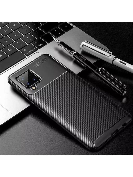 Силикон гръб Carbon за Samsung A22 4G със защита от удари и надрасквания