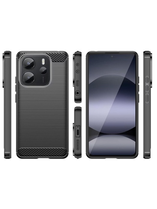 Силикон гръб Carbon за Xiaomi Redmi Note 14 4G