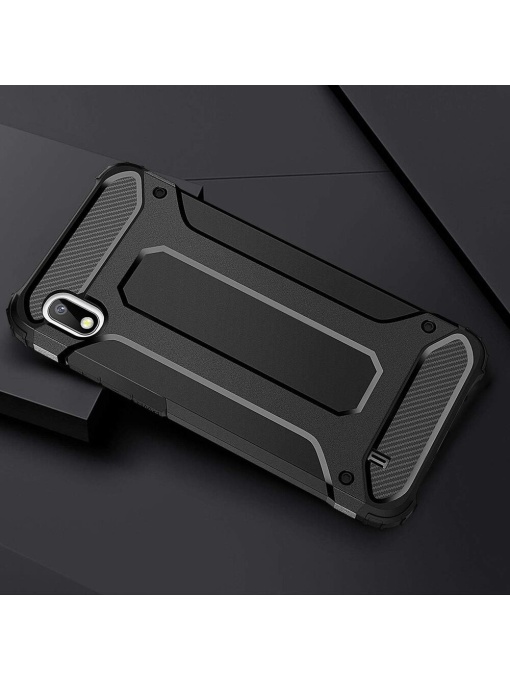 Удароустойчив черен калъф Bronya за Samsung Galaxy A10 със защита от удари и надрасквания