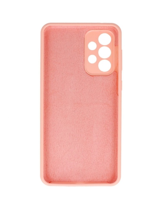 Цвят праскова силиконов калъф POLY за Samsung A53