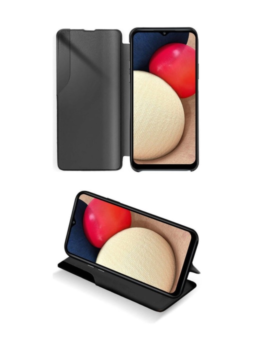 Червен кейс Smart View за Samsung A02s