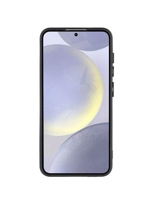 Черен Mag Safe с предпазно стъкло на камерата за Samsung Galaxy S25 със защита от удари и надрасквания