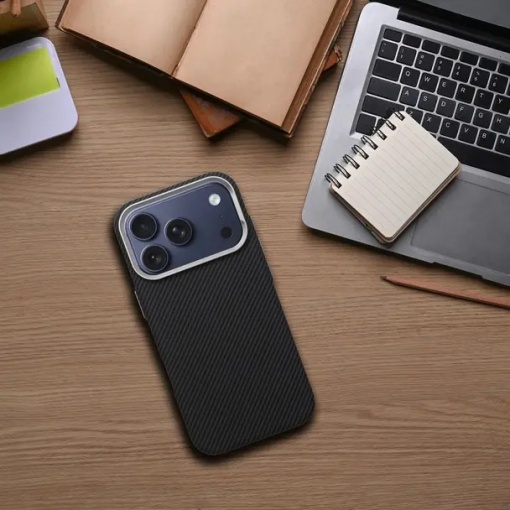 Case for iPhone 18 Pro Max K-Look compatible with MagSafe black - Img 4