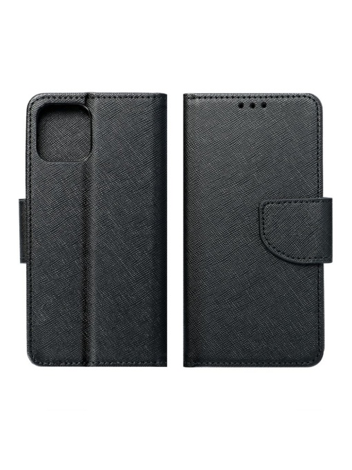 Kалъф тефтер черен FANCY за Xiaomi 13 с място за карти и банкноти