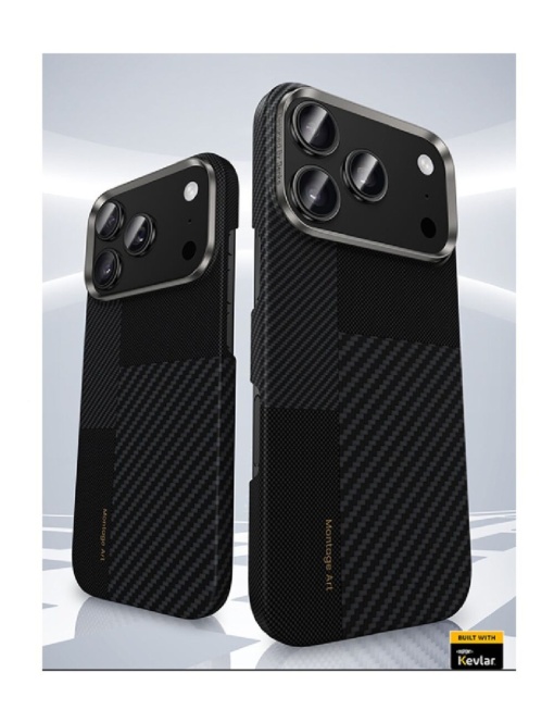 Kevlar Benks Case MagSafe за iPhone 17 Pro Max black със защита от удари и надрасквания