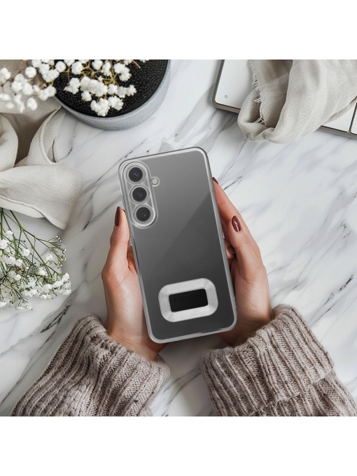 Partner Glam Гръб с вграден протектор за камерата за Samsung A16 с олеофобно покритие против отпечатъци