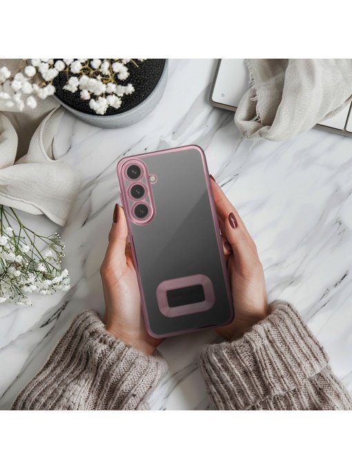 Partner Glam Гръб с вграден протектор за камерата за Samsung A56 с олеофобно покритие против отпечатъци