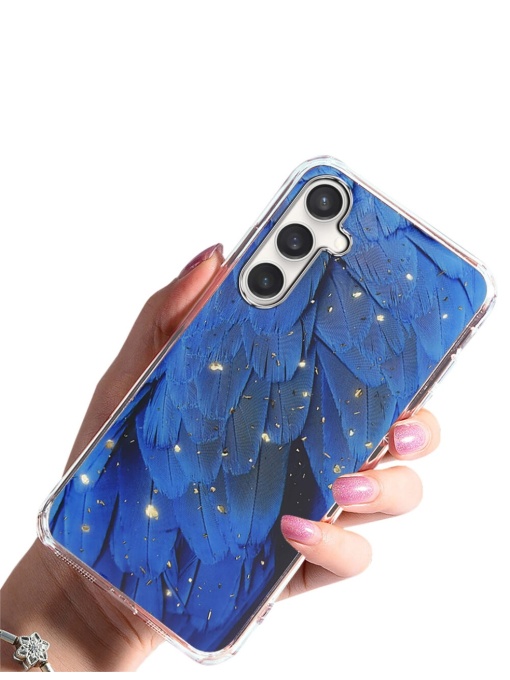 Елегантен ВИСОКОКАЧЕСТВЕН силиконов гръб Gold Glam за Samsung A15