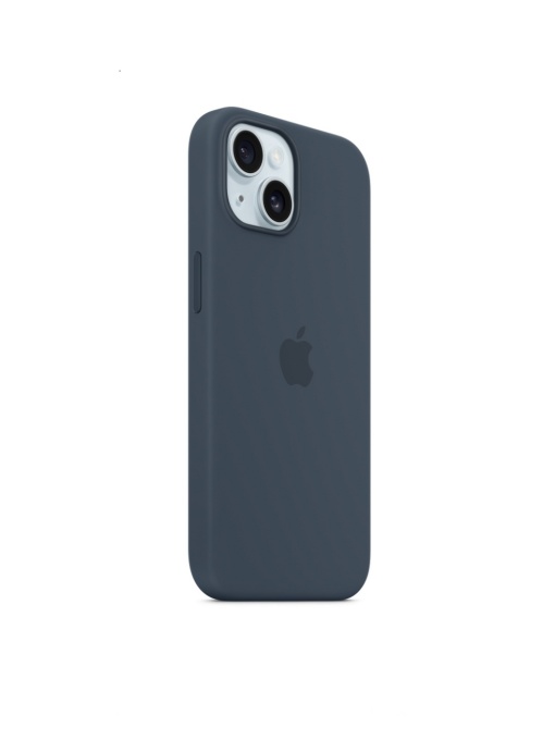 Елегантен Оригинален кейс за iPhone 15 Тъмно син