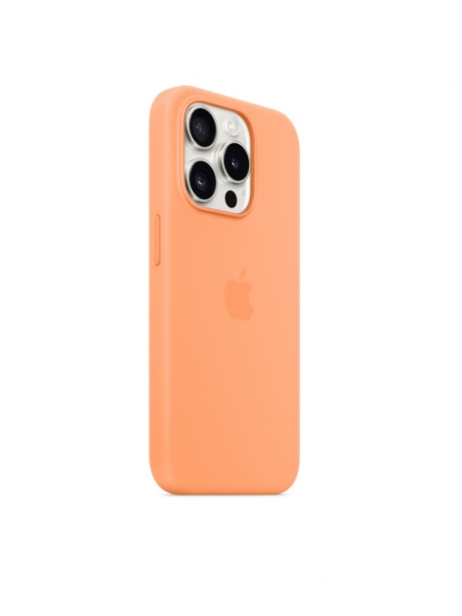 Елегантен Оригинален кейс за iPhone 15 Pro Max Портокалово оранжево