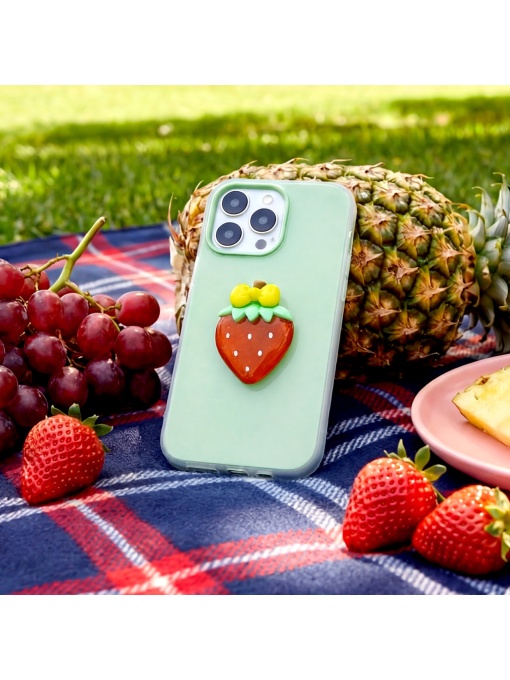 Зелен кейс с 3Д Плодова Фигурка Fruit 2in1 за Samsung Galaxy A56