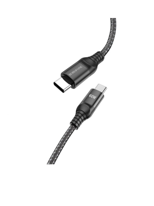 Кабел Borofone BX56 Type C към Type C PD 60W с дължина 1 5 метра за бърз пренос на данни