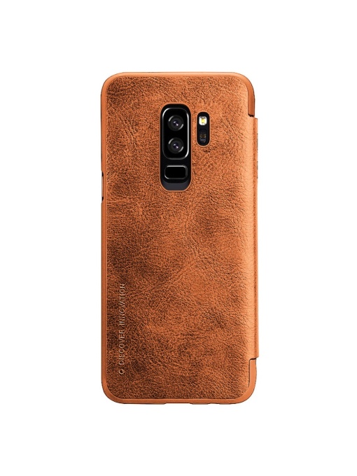 Кафяв Кожен кейс G Case за Samsung S9 Plus