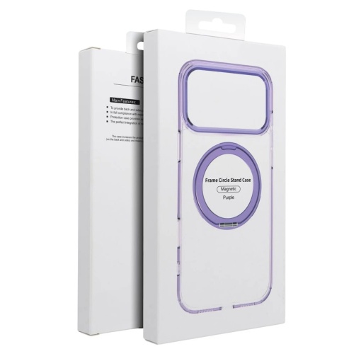 Кейс Frame Circle Stand за Samsung Galaxy S26, съвместим с MagSafe – лилав - Img 5