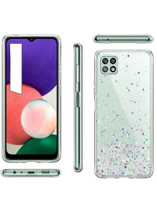 Нежен и елегантен калъф Brilliant Case за Samsung A22 5G със защита от удари и надрасквания