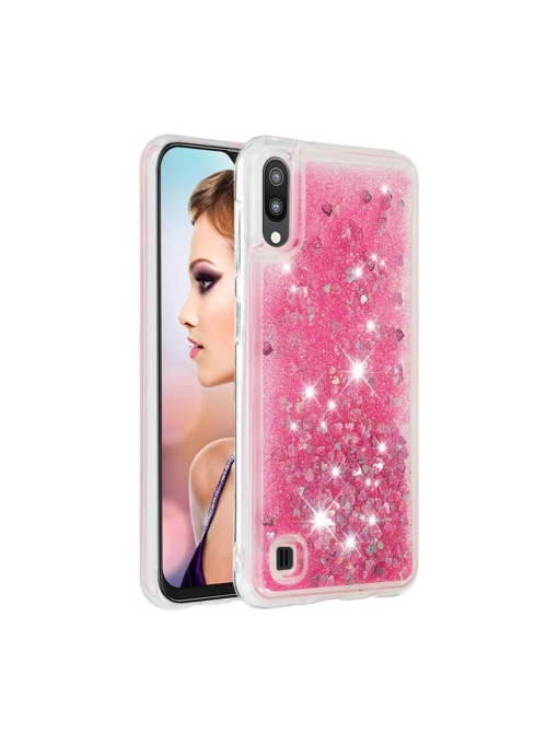 Нежен прозрачен плаващ кейс Floating Case за Samsung A10