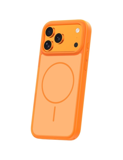 Оранжев Гръб Frame Thin Mag Case Mag Safe за iPhone 17 Pro Max