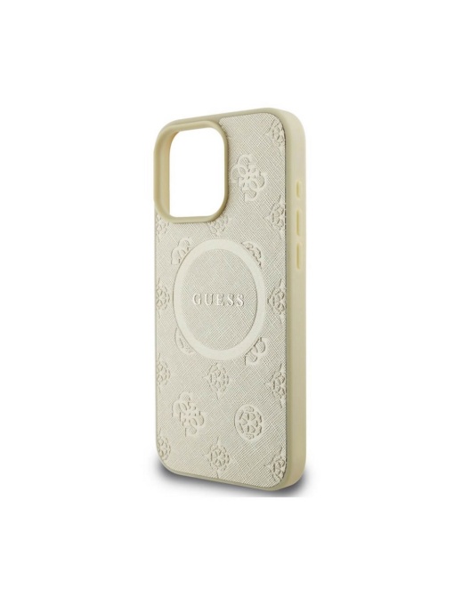 Оригинален златен кейс MagSafe Guess за IPHONE 16 Pro Max със защита от удари и надрасквания