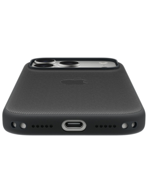 Оригинален платнен гръб с MagSafe в Черен Цвят за iPhone 17 Pro Max - Img 2