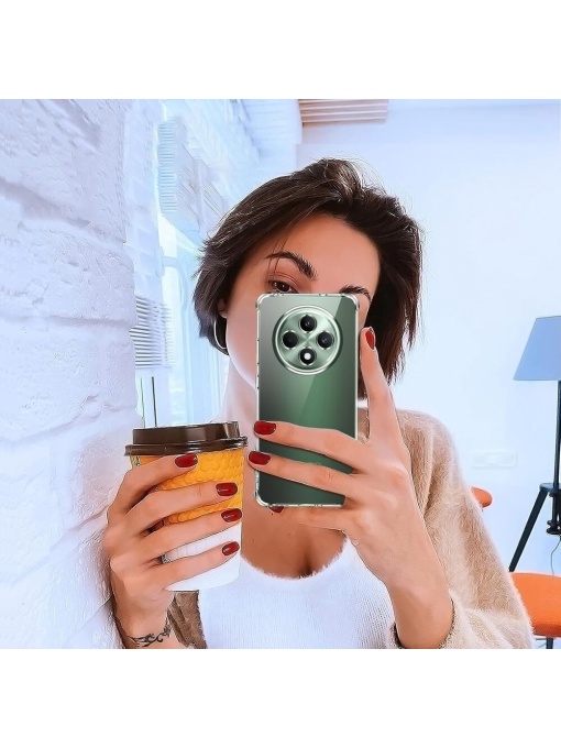 Прозрачен калъф Antishock за OPPO Reno 12F Reno 12FS със защита от удари и надрасквания