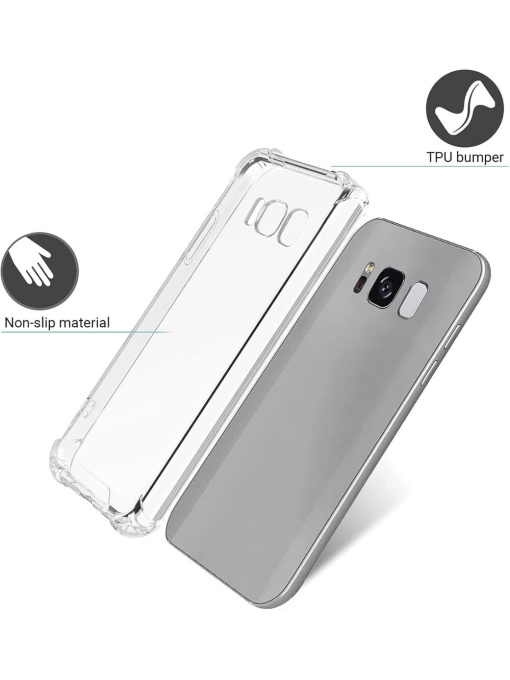 Прозрачен кейс ANTISHOCK за Samsung S8 Plus
