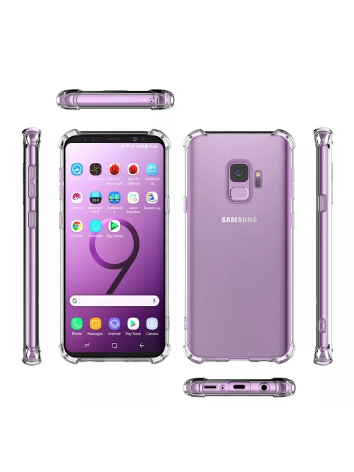 Прозрачен гръб ANTISHOCK за Samsung S9