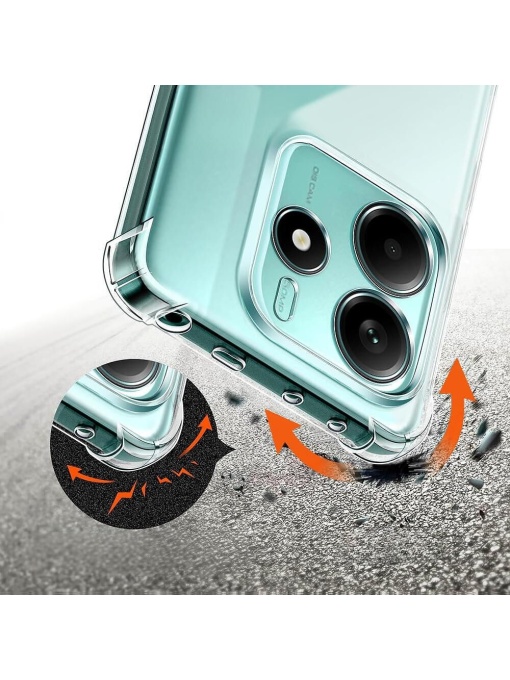 Прозрачен калъф Antishock за Xiaomi Redmi Note 14 5G