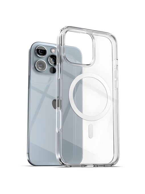 Прозрачен гръб MagSafe за IPHONE 16 Pro Max