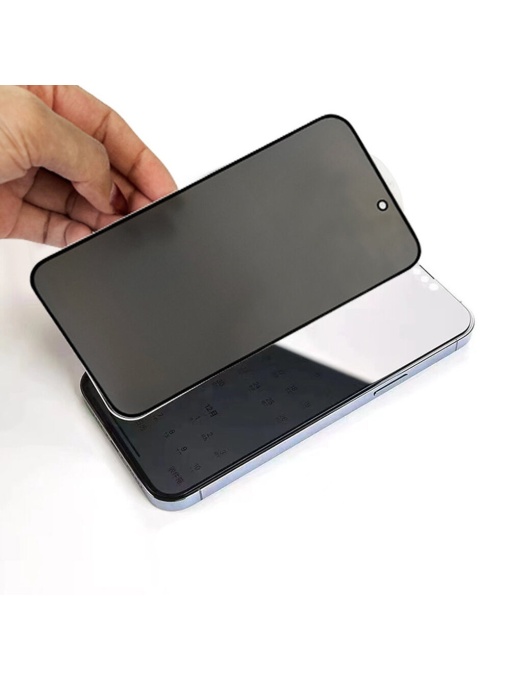 Противошпионски закален стъклен протектор Privacy за Apple iPhone 14 Pro с олеофобно покритие против отпечатъци
